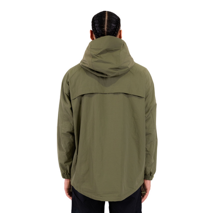 Multi-Pocket Nylon Utility Windbreaker