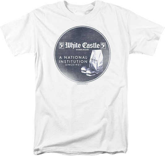 A National Institution Since 1921 White Castle T-Shirt