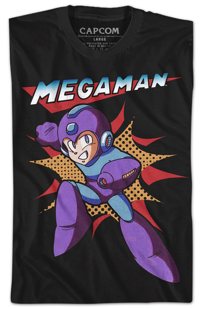 Action Pose Mega Man T-Shirt