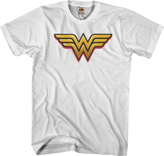 Airbrush Wonder Woman Logo DC Comics T-Shirt
