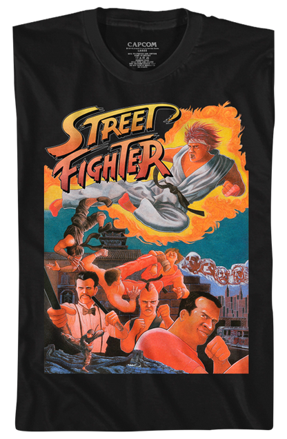 Arcade Flyer Street Fighter T-Shirt