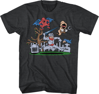 Arthur vs The Undead Ghosts 'N Goblins T-Shirt