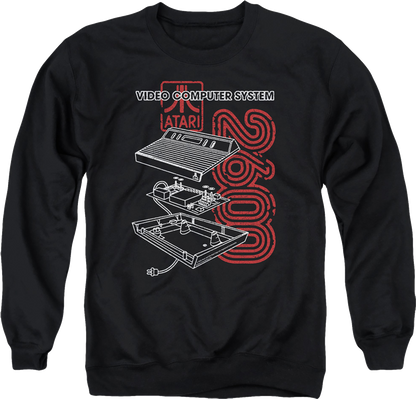 Atari 2600 Video Computer System Sweatshirt