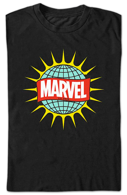 Atlas Globe Marvel Comics T-Shirt