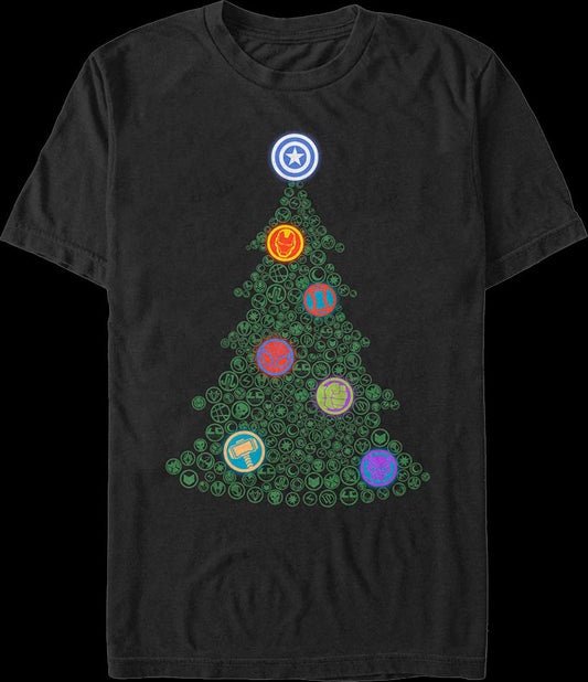 Avengers Christmas Ornaments Marvel Comics T-Shirt