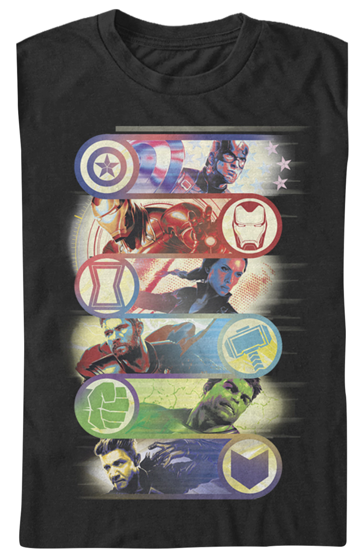 Avengers Logos Marvel Comics T-Shirt