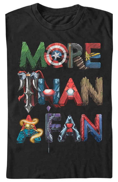 Avengers More Than A Fan Marvel Comics T-Shirt