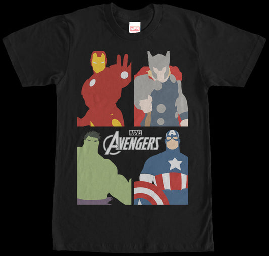 Avengers Portraits Marvel Comics T-Shirt