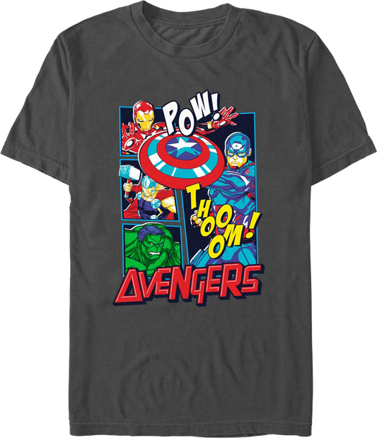 Avengers Sound Effects Marvel Comics T-Shirt