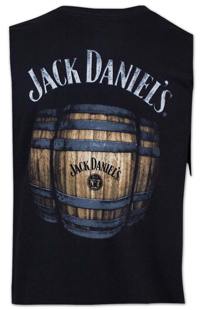 Barrels And Logo Jack Daniel's T-Shirt