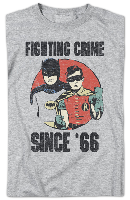 Batman And Robin Fighting Crime Since '66 DC Comics T-Shirt