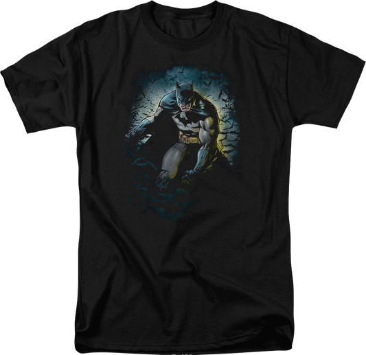 Batman In The Batcave DC Comics T-Shirt