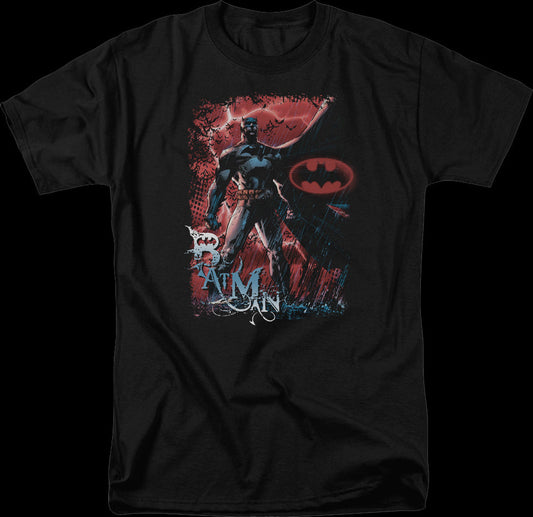 Batman Lightning Storm DC Comics T-Shirt