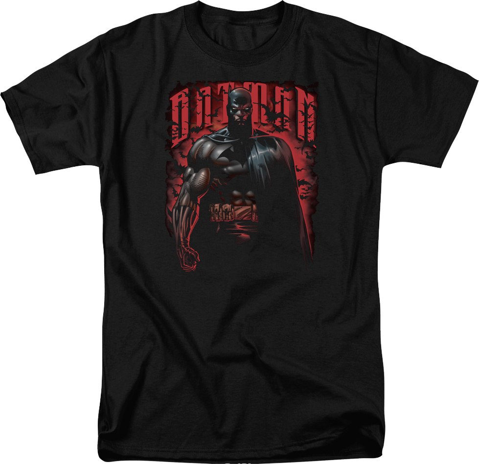 Batman Red Glow DC Comics T-Shirt