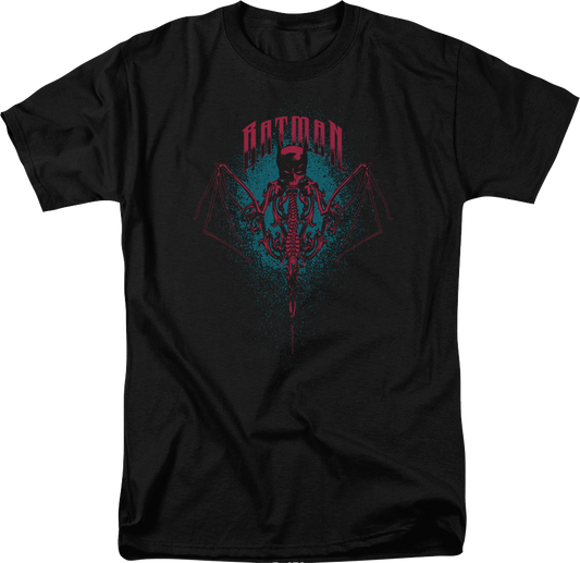 Batman Skeleton Logo DC Comics T-Shirt