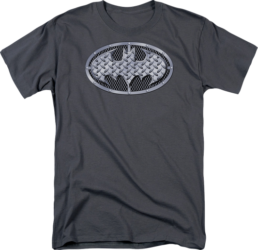 Batman Steel Mesh Logo DC Comics T-Shirt