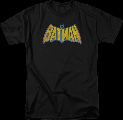 Batman Vintage Bat-Shaped Logo DC Comics T-Shirt