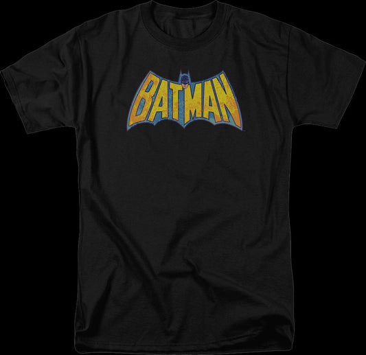 Batman Vintage Bat-Shaped Logo DC Comics T-Shirt