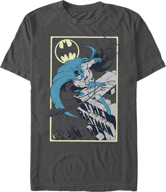 Batman Rooftop Batarang DC Comics T-Shirt