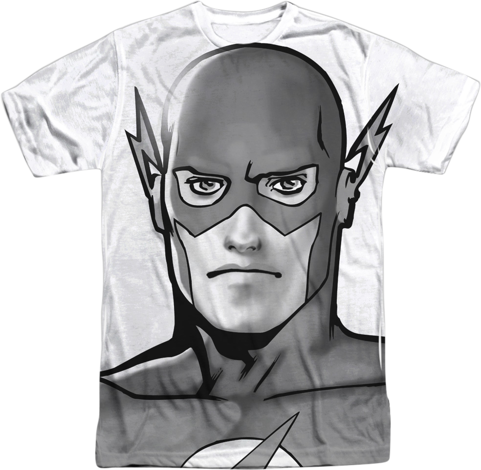 Big Print Flash DC Comics T-Shirt