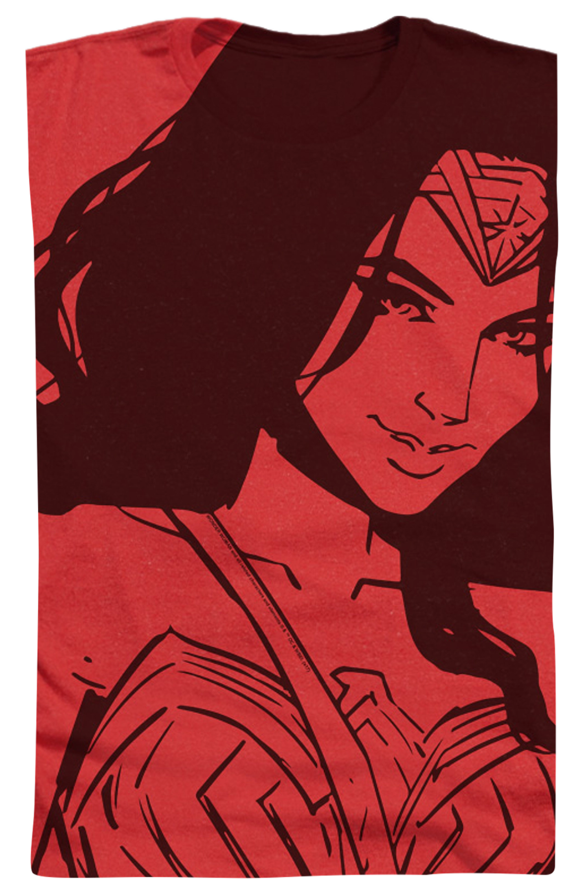 Big Print Wonder Woman T-Shirt