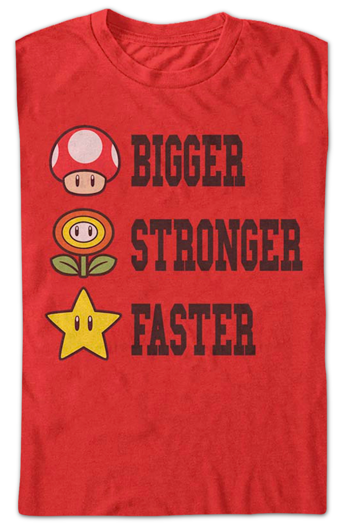 Bigger Stronger Faster Super Mario Bros. T-Shirt