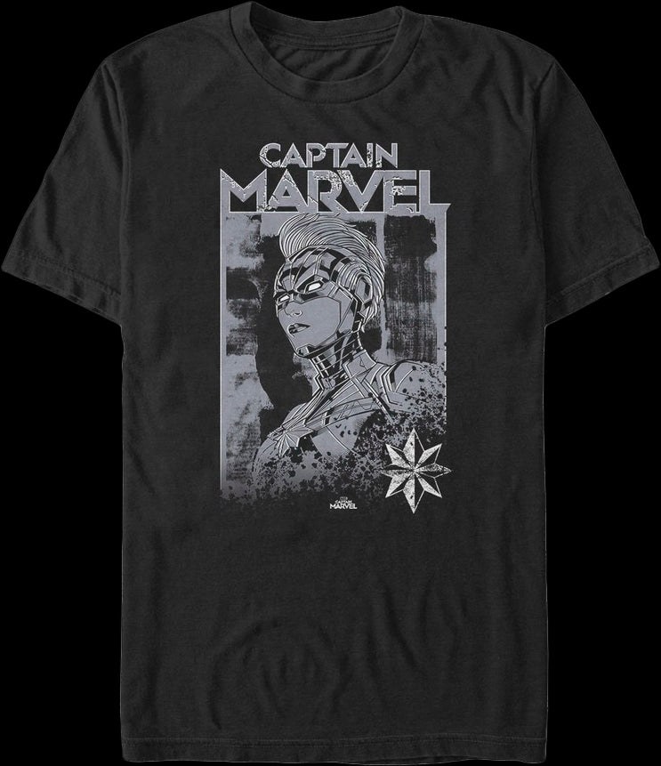 Stamp Captain Marvel T-Shirt