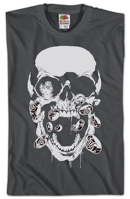 Black Lantern Skull DC Comics T-Shirt