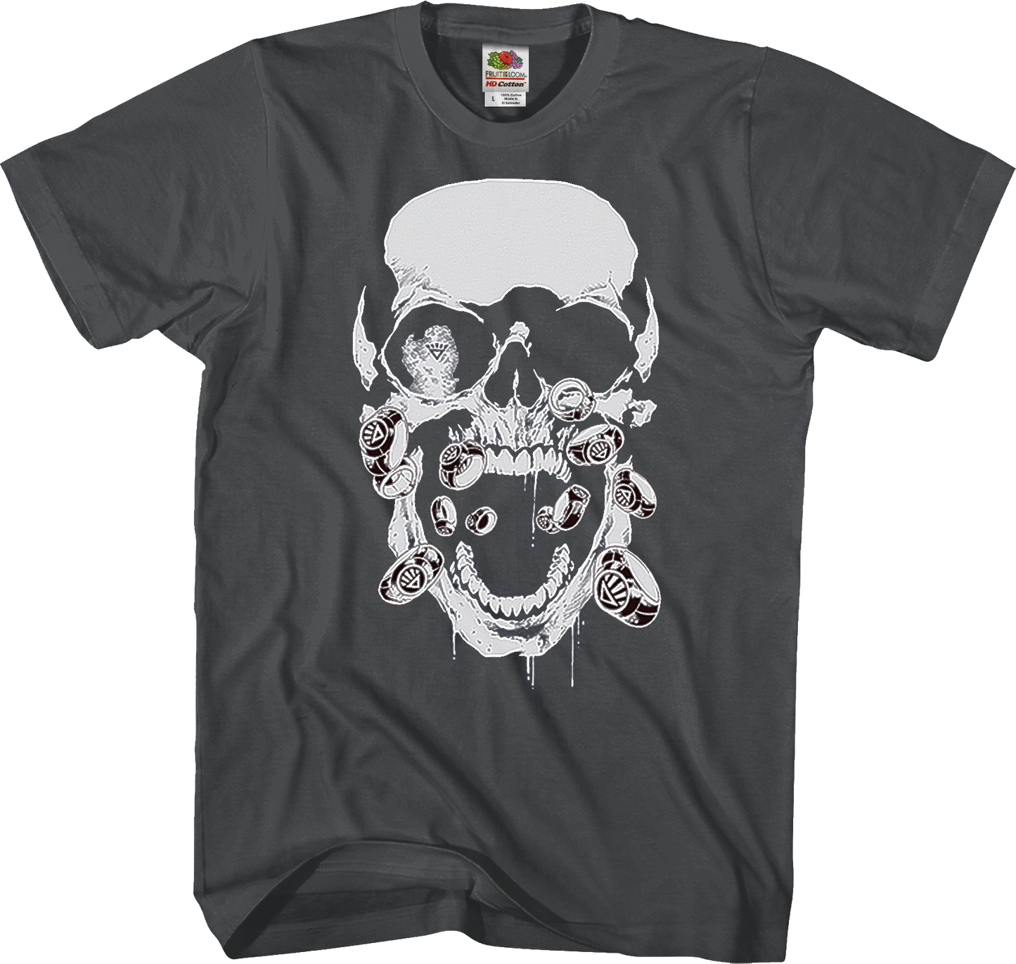 Black Lantern Skull DC Comics T-Shirt