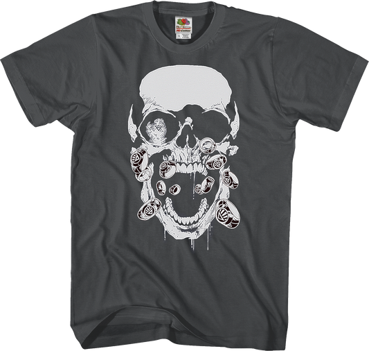 Black Lantern Skull DC Comics T-Shirt