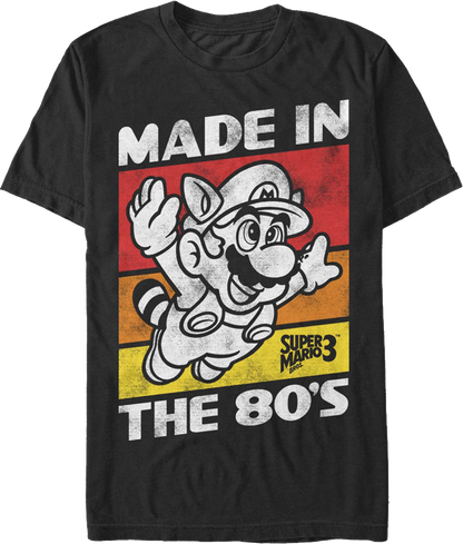 Black Made In The 80's Super Mario Bros. T-Shirt