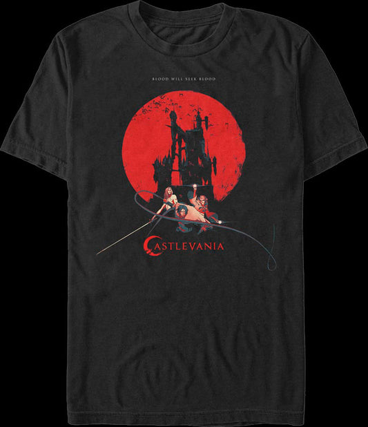 Blood Will Seek Blood Castlevania T-Shirt