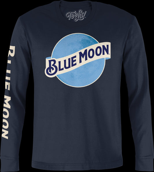 Blue Moon Logo Long Sleeve Shirt