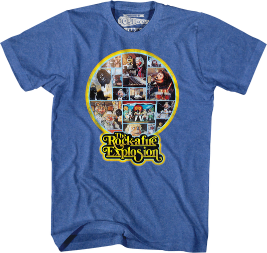 Blue 1st Album Back Cover Rock-afire Explosion T-Shirt