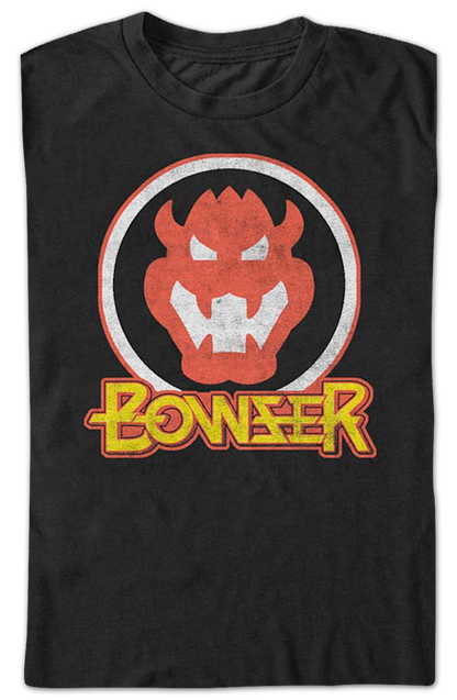 Bowser Logo Super Mario Bros. Nintendo T-Shirt