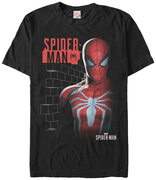 Brick Wall Spider-Man T-Shirt