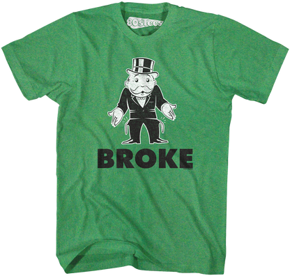 Broke Monopoly Rich Uncle Moneybags T-Shirt