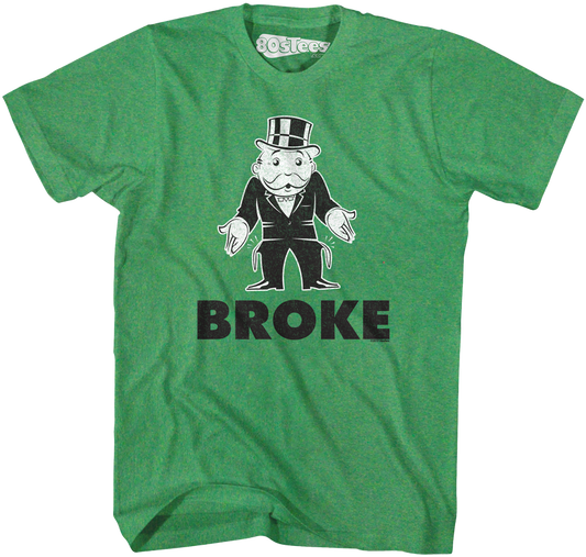 Broke Monopoly Rich Uncle Moneybags T-Shirt