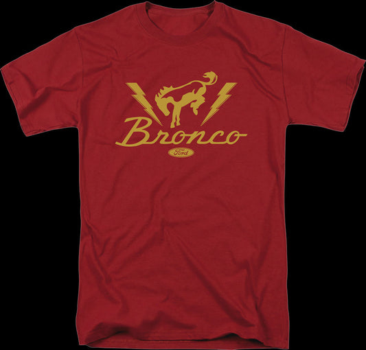 Bronco Lightning Bolts Ford T-Shirt