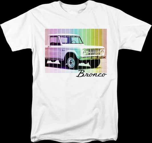 Bronco Retro Panels Ford T-Shirt