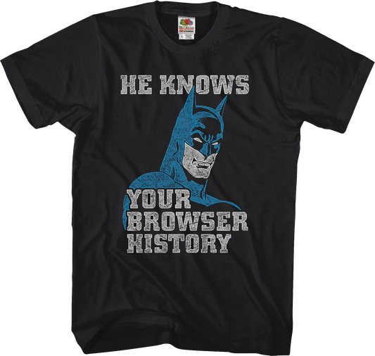 Browser History Batman T-Shirt