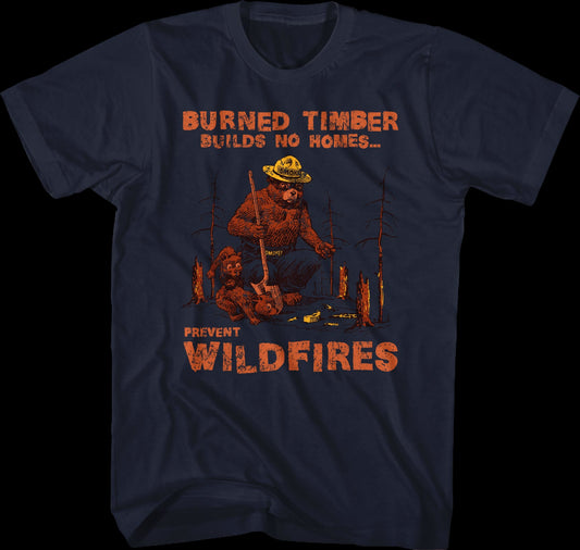Burned Timber Smokey Bear T-Shirt