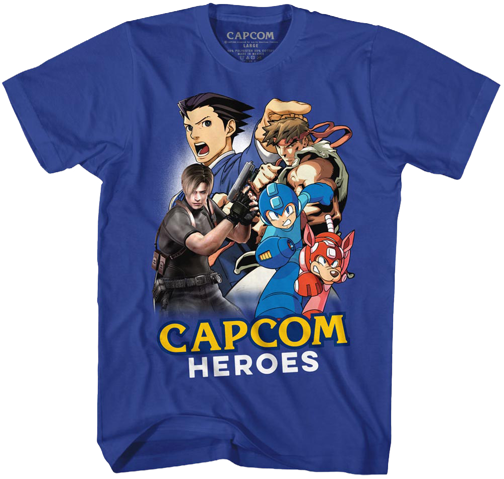 Capcom Heroes T-Shirt