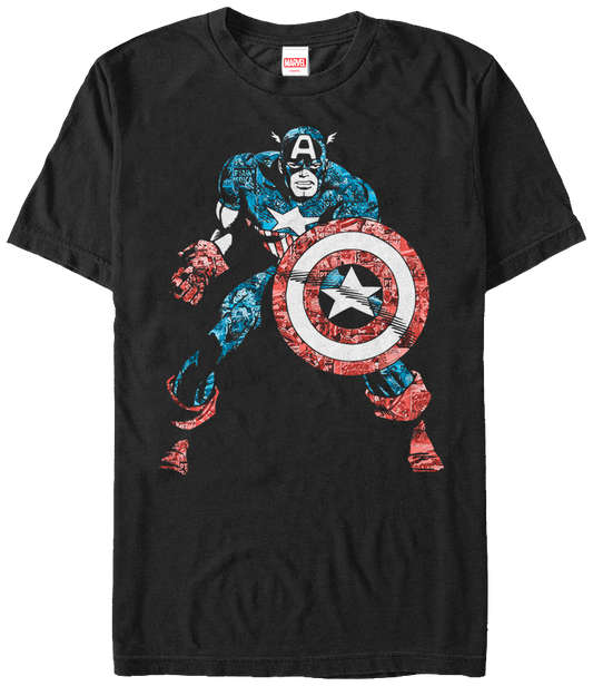 Captain America Comic Shirt