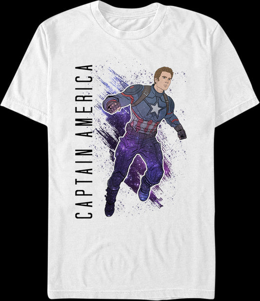 Captain America Painting Avengers Endgame T-Shirt