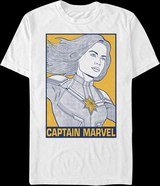 Captain Marvel Pop Art Avengers Endgame T-Shirt