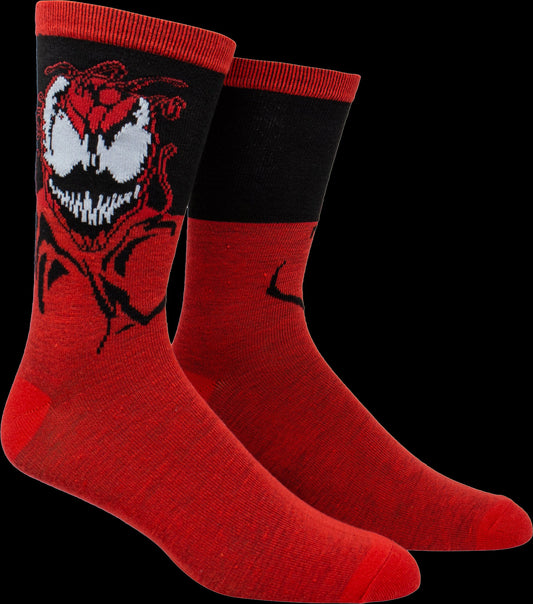 Carnage Marvel Comics Socks
