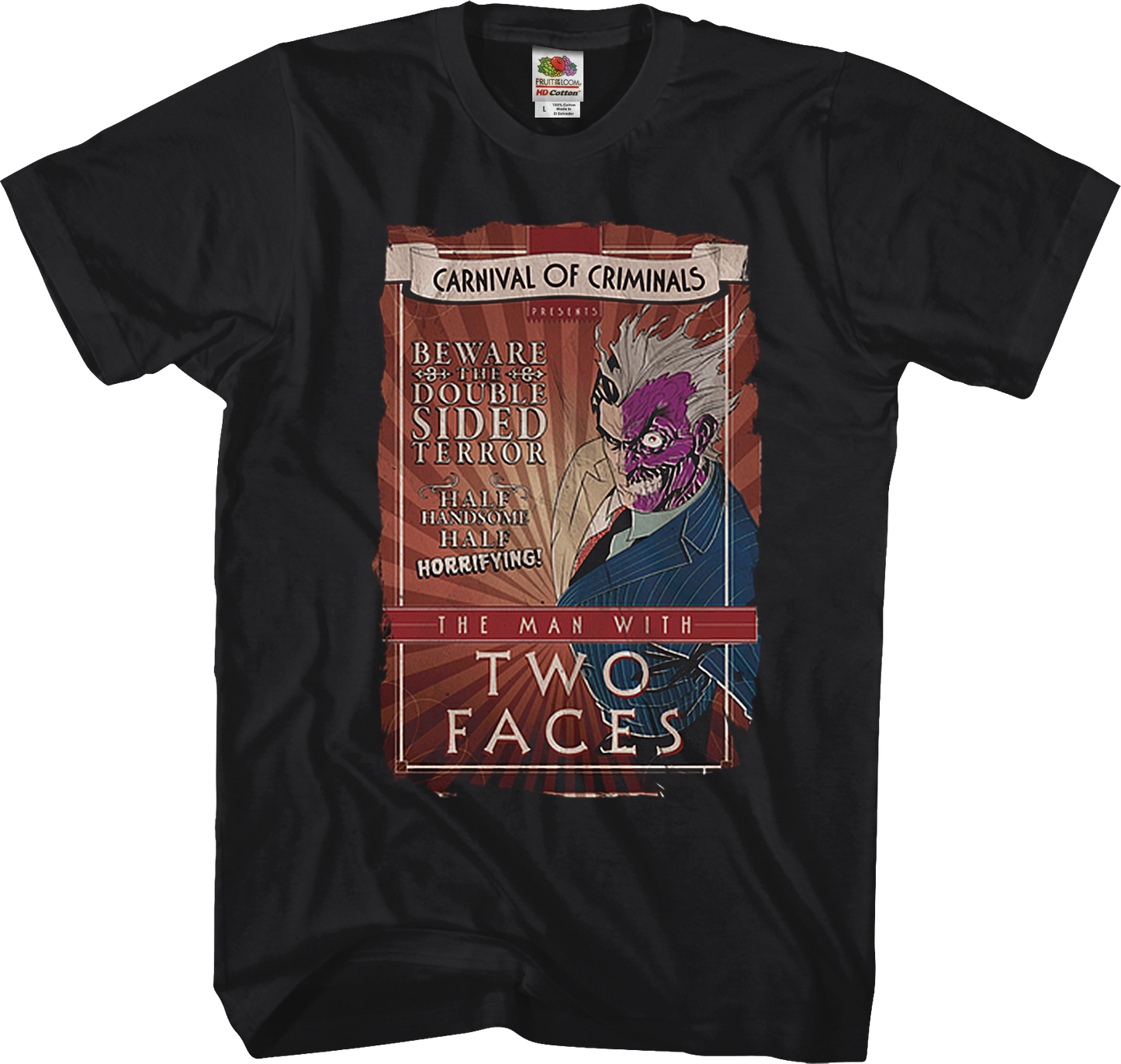 Carnival of Criminals Two-Face Batman T-Shirt