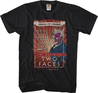 Carnival of Criminals Two-Face Batman T-Shirt