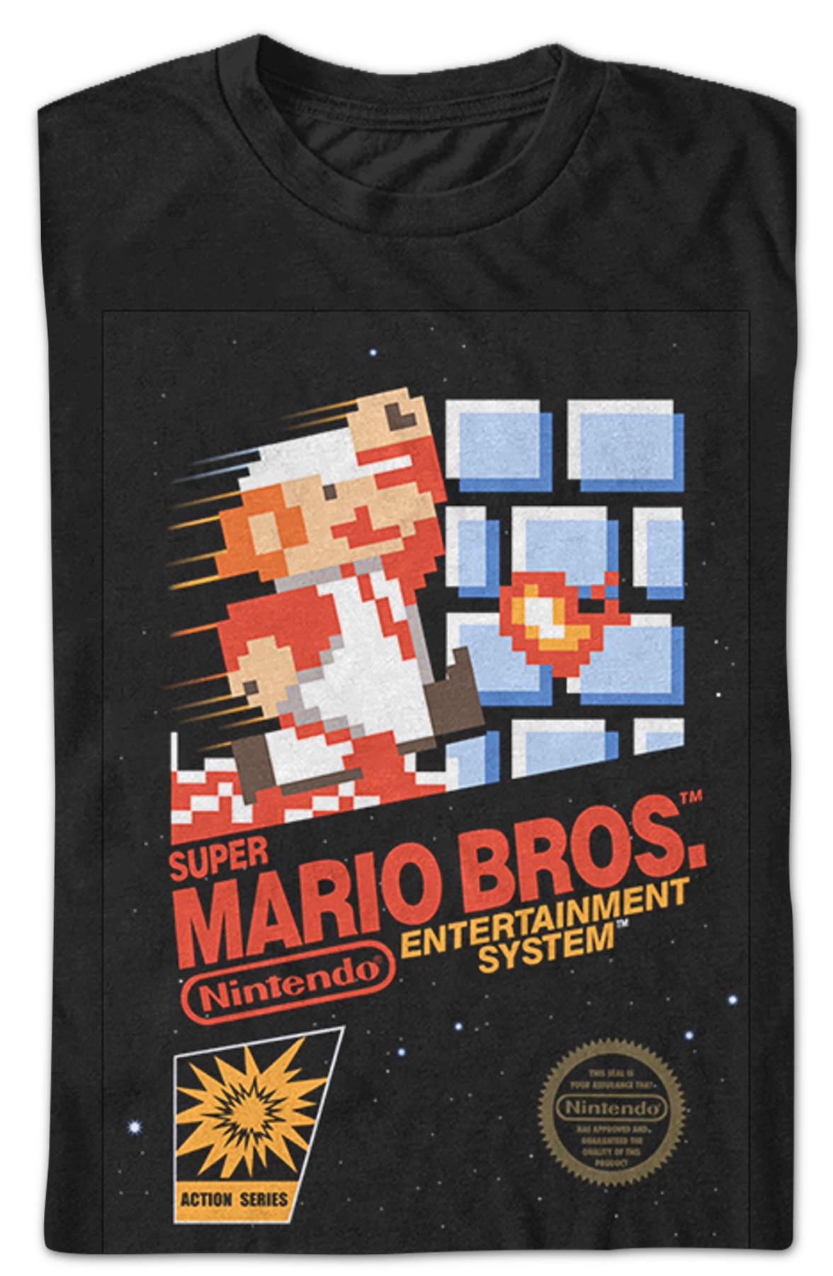 Cartridge Art Super Mario Brothers T-Shirt